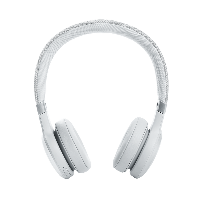 JBL Live 460NC - White - Wireless on-ear NC headphones - Front image number null